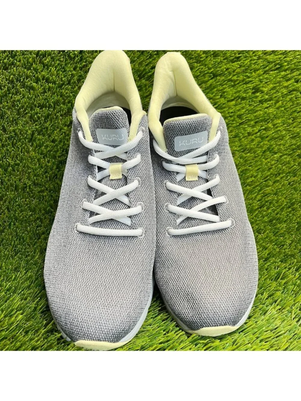 Kuru Flex Via Womens Size 10D Gray White Athletic Running Walking Shoes Sneakers